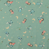 Lizenz Baumwolljersey Digital Lilo & Stitch - mint